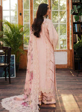 Kahf Premium Luxury Embroidered Lawn 3 Piece Unstitched Suit KHF24L KLE-5B